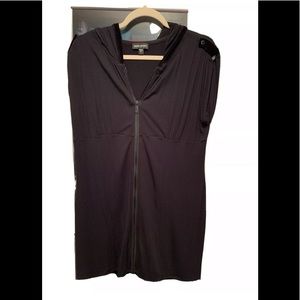 Hooded dress with the zipper by Bebe Sport